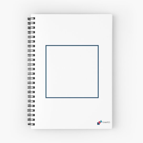 Item preview, A blue outlined square designed and sold by Shapes-Design.
