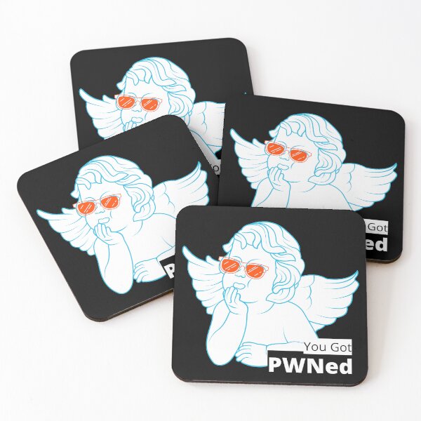 Item preview, You Got PWNed (White) - Sassy Cherub, Greek Statue, Mischievous Cupid designed and sold by Quirkdom.