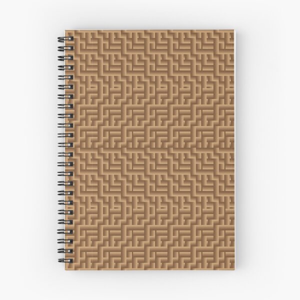 Item preview, asymmetrical square brown bamboo weave pattern designed and sold by March Rider.