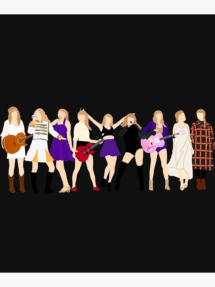 "Taylor Swift Tour Eras" Poster for Sale by WonderPendant Redbubble