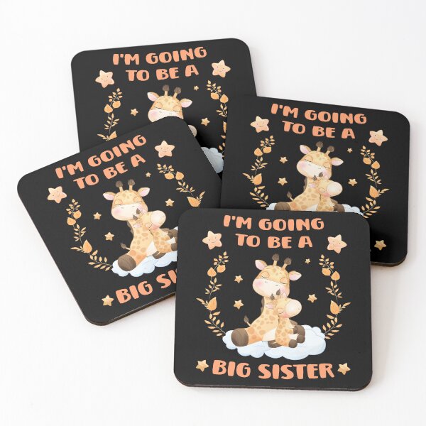 Item preview, Big Sister - I´m Going To Be - With Cute Giraffes designed and sold by Shirt-Designs.