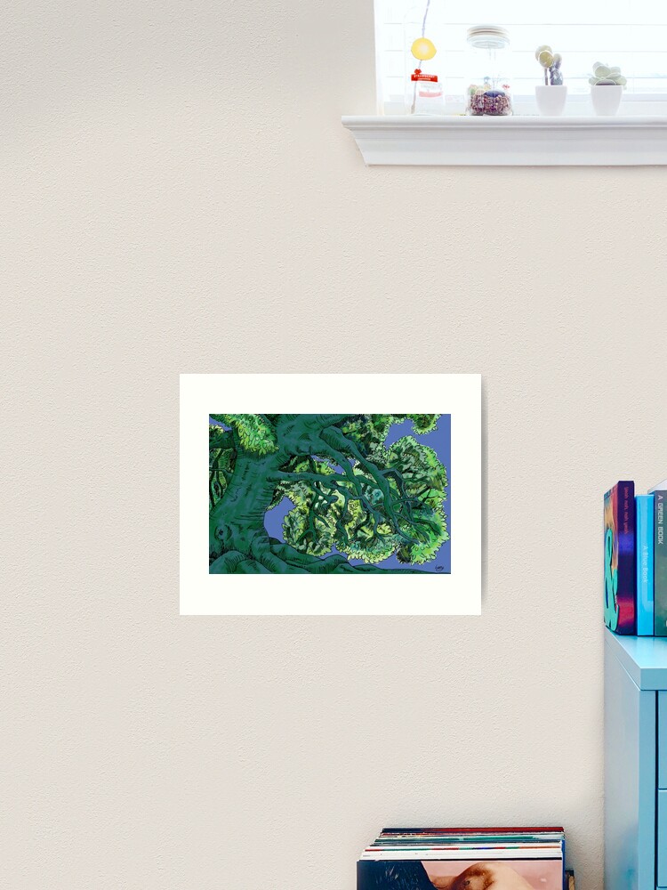 Thumbnail 2 of 3, Art Print, Tree View designed and sold by LazzaG59.