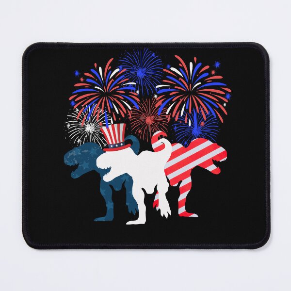 Item preview, Red White Blue T-Rex Dinosaur Firework, 4th Of July designed and sold by HolyWater SHOP.