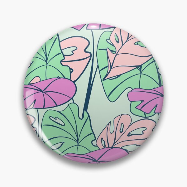 Item preview, Colorful Tropical Philodendron Monstera on Light Shade Green designed and sold by GraphicsClub.