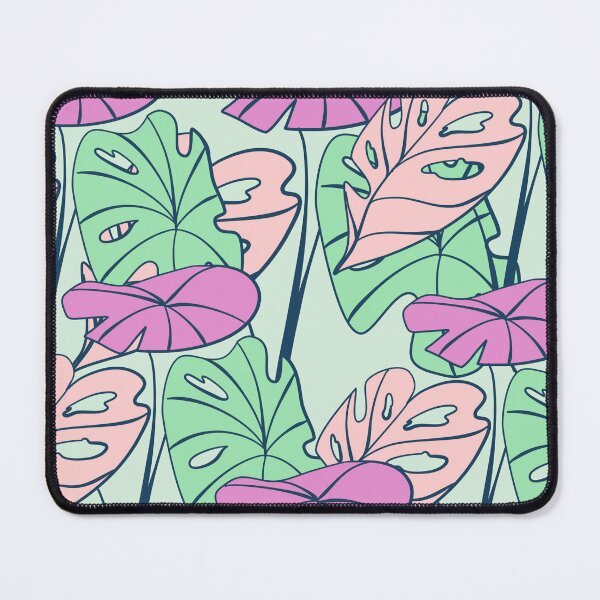 Item preview, Colorful Tropical Philodendron Monstera on Light Shade Green designed and sold by GraphicsClub.