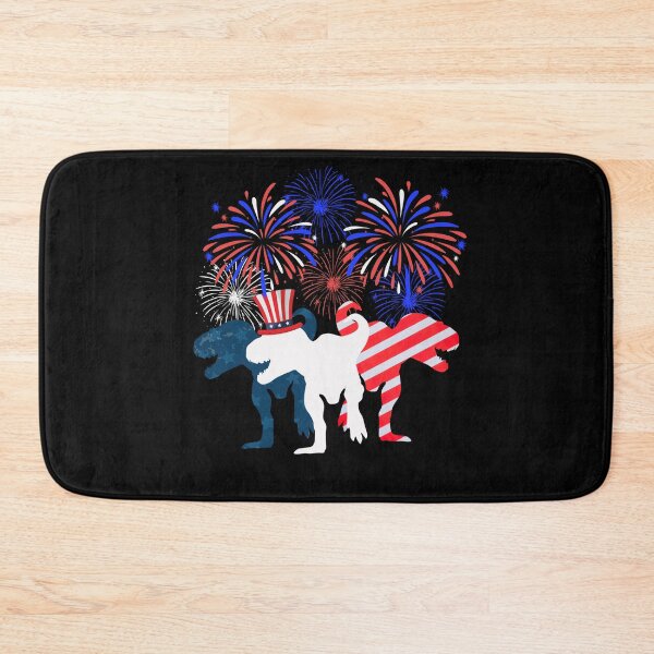 Item preview, Red White Blue T-Rex Dinosaur Firework, 4th Of July designed and sold by HolyWater SHOP.