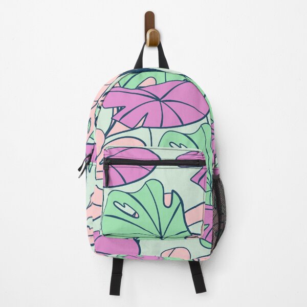 Item preview, Colorful Tropical Philodendron Monstera on Light Shade Green designed and sold by GraphicsClub.