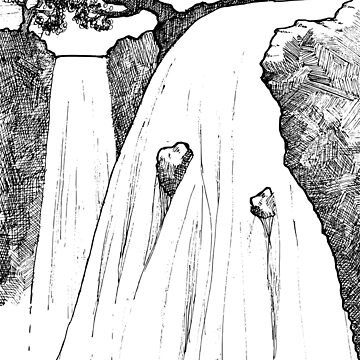 Artwork thumbnail, Waterfall by Larry Gilmore