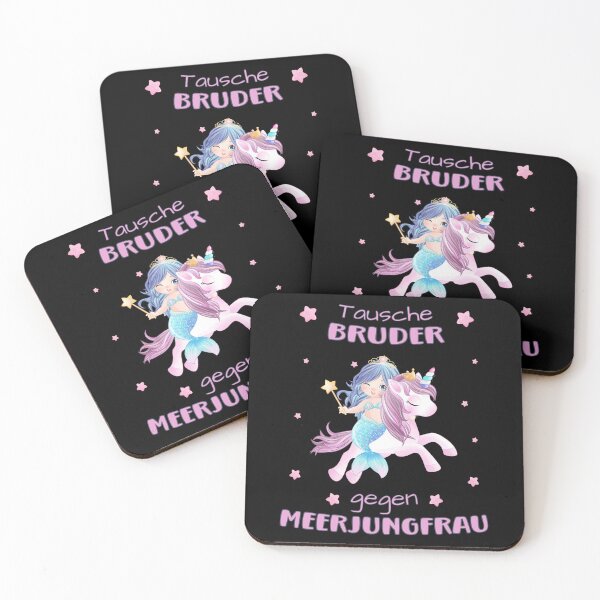 Item preview, Trade brother for mermaid with unicorn designed and sold by Shirt-Designs.