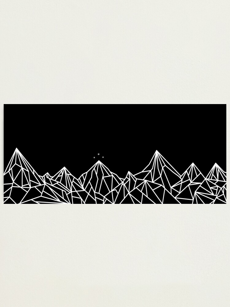 Alternate view of NIGHT COURT MOUNTAINS Photographic Print