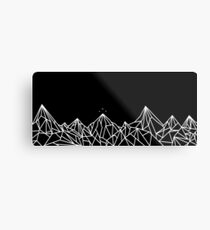 NACHTGERICHTSGEBIRGE Metallbild