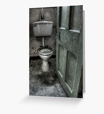 Obligatory Toilet Greeting Card