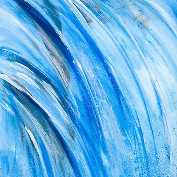 Artwork thumbnail, Waterfall Blue by Larry Gilmore