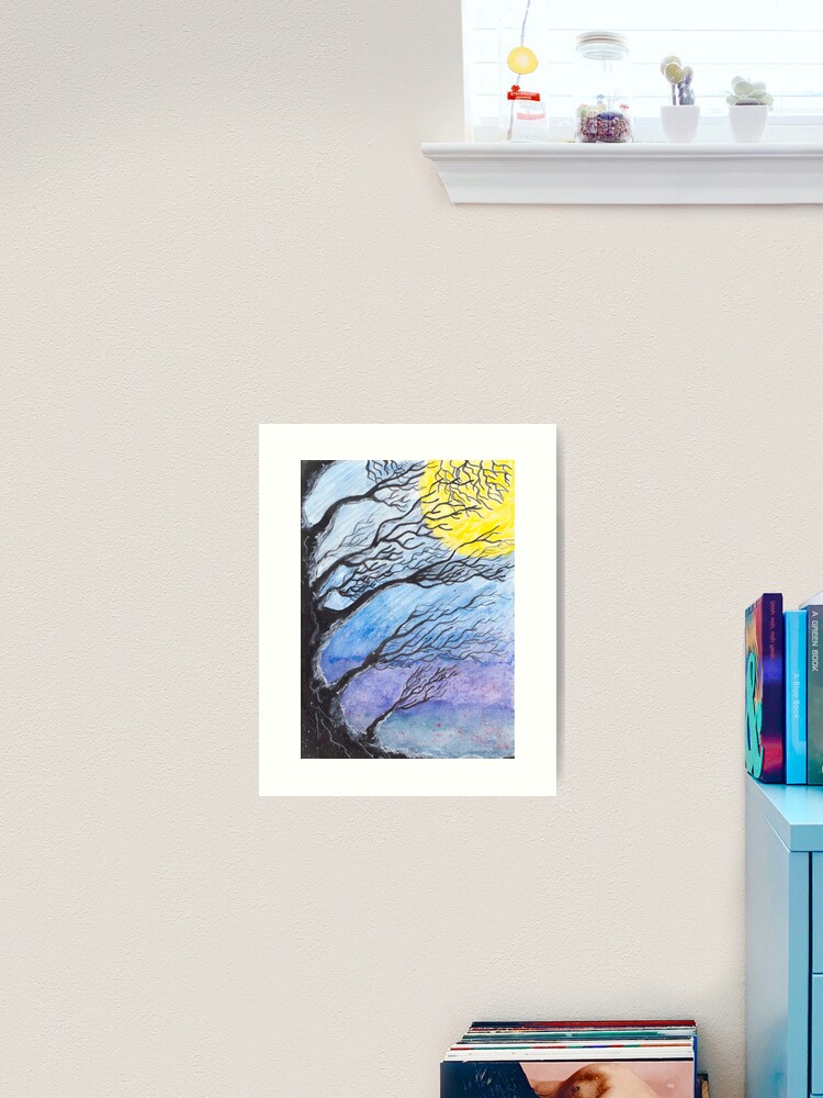Thumbnail 2 of 3, Art Print, Wild Moon designed and sold by LazzaG59.