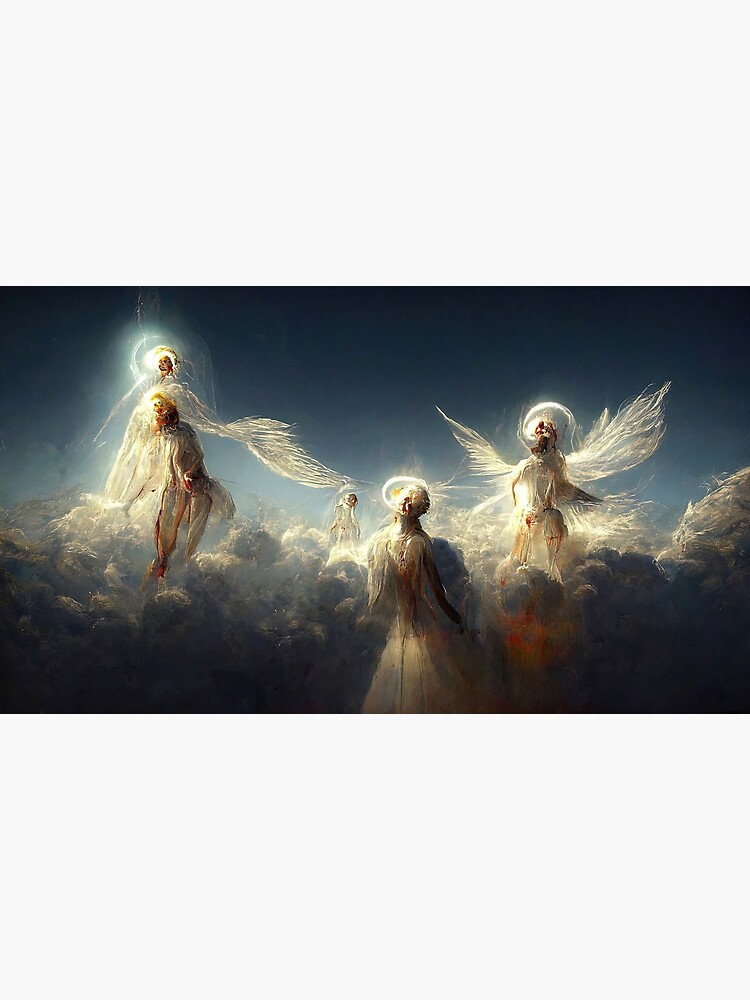 Heavenly Anime Angel' Poster, picture, metal print, paint by