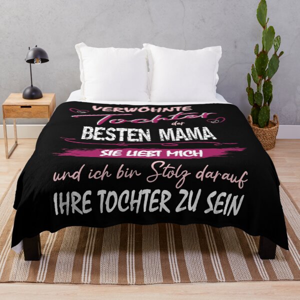 Artikelvorschau, Verwöhnte Tochter der besten Mama - Muttertag entworfen und verkauft von Shirt-Designs.