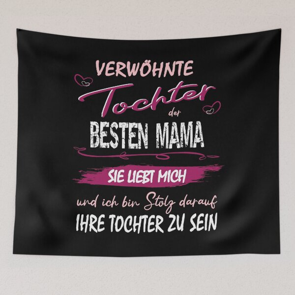 Artikelvorschau, Verwöhnte Tochter der besten Mama - Muttertag entworfen und verkauft von Shirt-Designs.