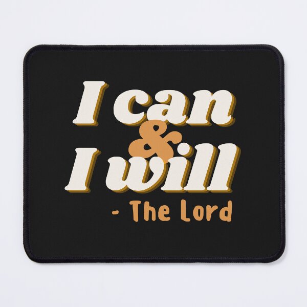 Item preview, I can & I will - The Lord designed and sold by GracefulThreads.
