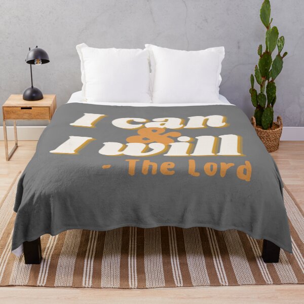 Item preview, I can & I will - The Lord designed and sold by GracefulThreads.