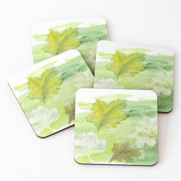 Item preview, green leaves background designed and sold by Shoshina.