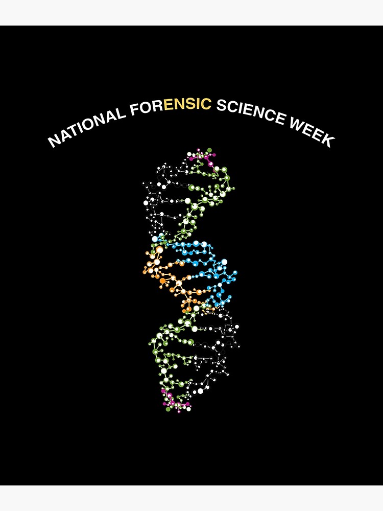 "National Forensic Science Week DNA" Poster for Sale by QuenKinks