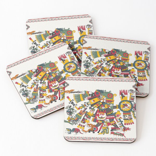 Item preview, Tezcatlipoca Day Signs - Aztec Borgia Jigsaw Puzzle designed and sold by Aztectees.