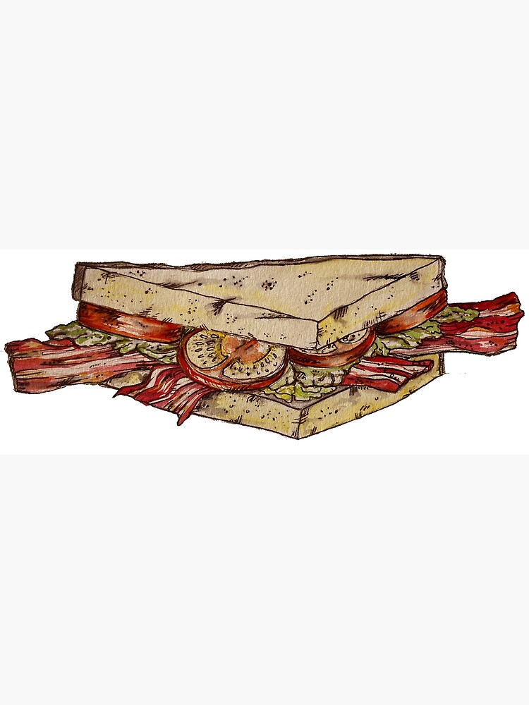 "BLT sandwich" Poster for Sale by KateDorelia Redbubble