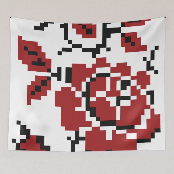 Item preview, rosas bordadas ucranianas designed and sold by Nataliia Kholodniak.