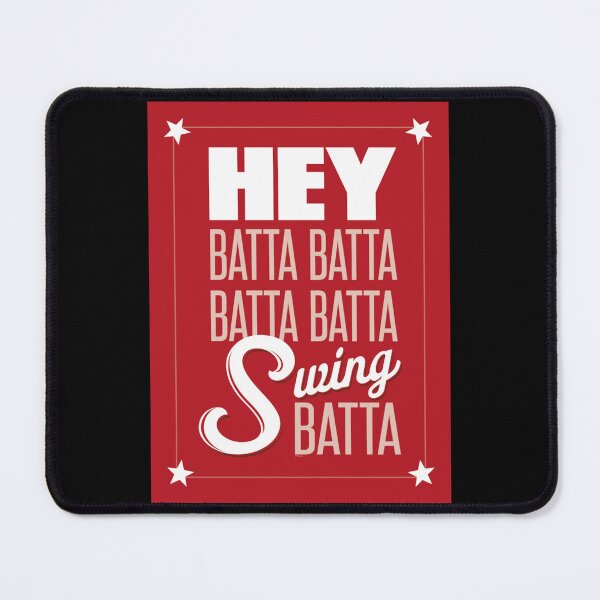 Item preview, Baseball Chant Hey Batter Swing Red Sticker designed and sold by laureljusjv.