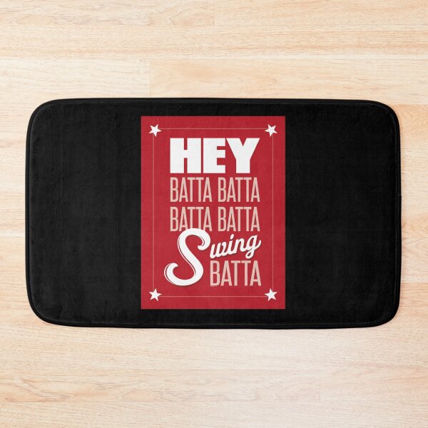 Item preview, Baseball Chant Hey Batter Swing Red Sticker designed and sold by laureljusjv.