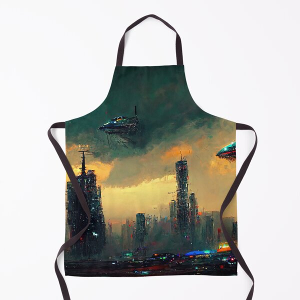 Item preview, Flying to the Infinite City designed and sold by AM FineArtPrints.