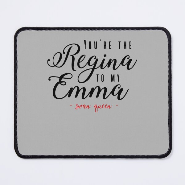 Item preview, Men Women Swan Quee You'Re The Regina To My Emma Black designed and sold by RobertColem44.