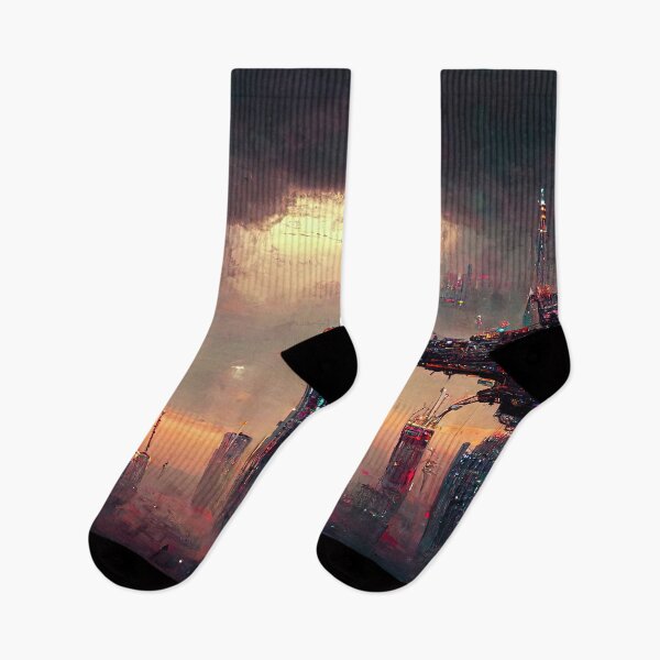 Item preview, Flying to the Infinite City designed and sold by AM FineArtPrints.