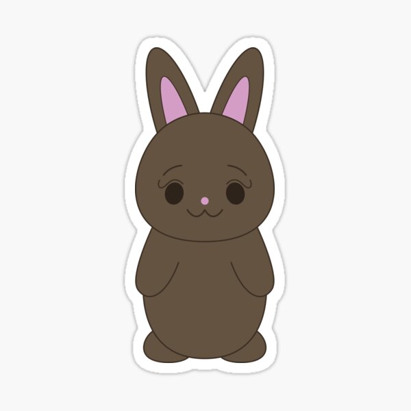 "Rabbit" Sticker for Sale by Samuel-Ruhland | Redbubble
