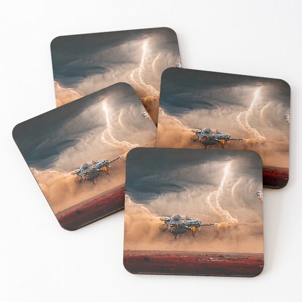 Item preview, Landing on a new planet designed and sold by AM FineArtPrints.