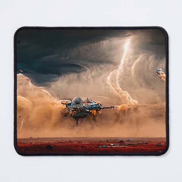 Item preview, Landing on a new planet designed and sold by AM FineArtPrints.