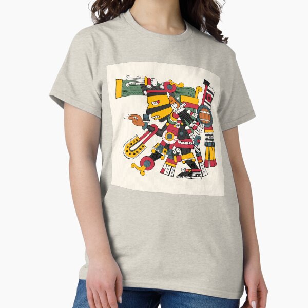 Item preview, Tezcatlipoca - Aztec Borgia Floor Pillow designed and sold by Aztectees.