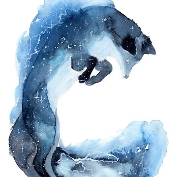 Artwork thumbnail, Jumping Galaxy Fox by Threeleaves