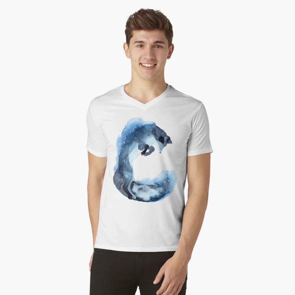 Item preview, V-Neck T-Shirt designed and sold by Threeleaves.