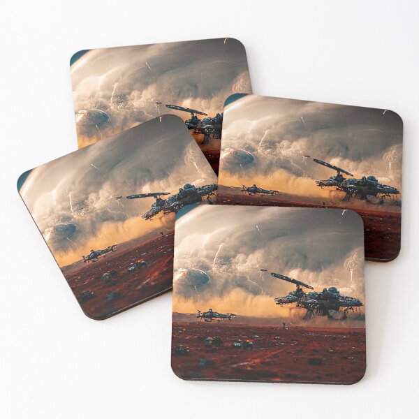 Item preview, Landing on a new planet designed and sold by AM FineArtPrints.