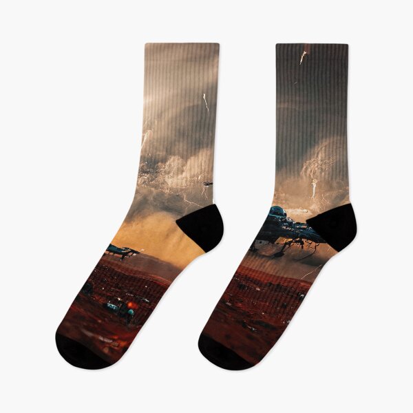 Item preview, Landing on a new planet designed and sold by AM FineArtPrints.