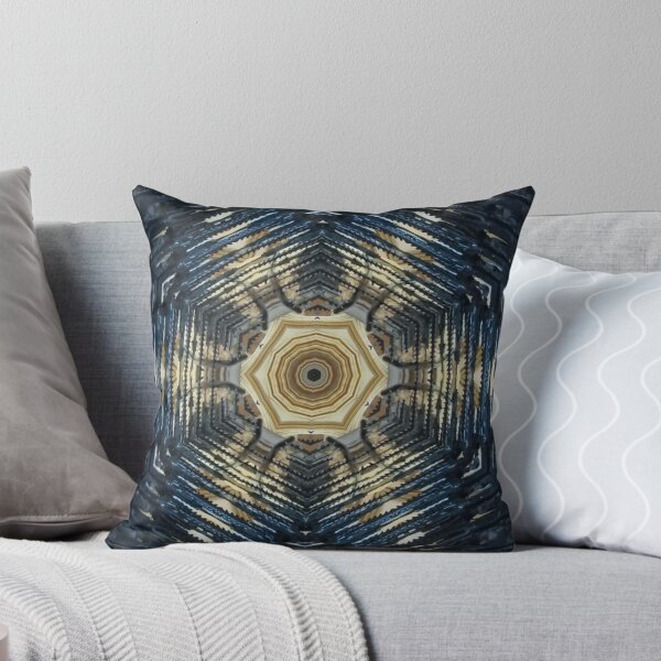 Item preview, vivid art deco and art nouveau styled pattern brown blue and beige designed and sold by mister-john.