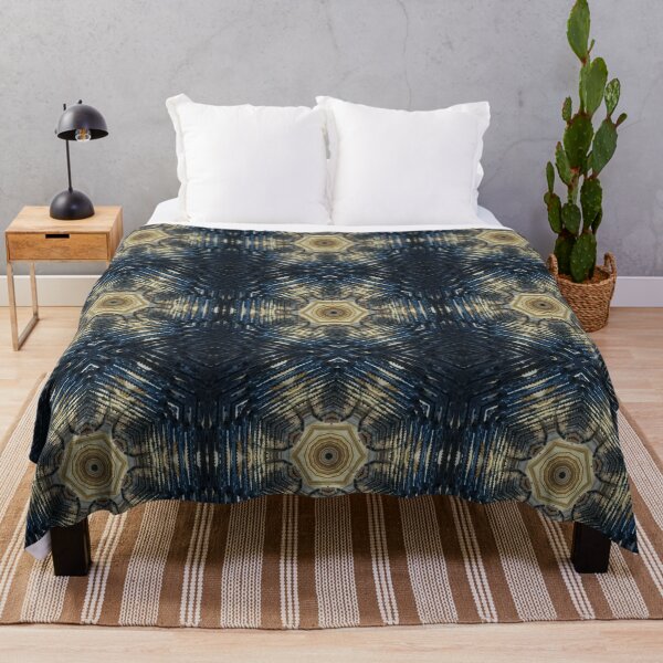 Item preview, vivid art deco and art nouveau styled pattern brown blue and beige designed and sold by mister-john.