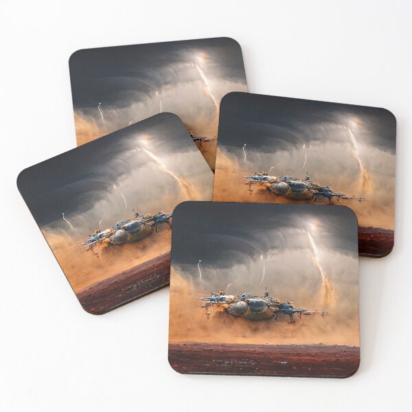Item preview, Landing on a new planet designed and sold by AM FineArtPrints.