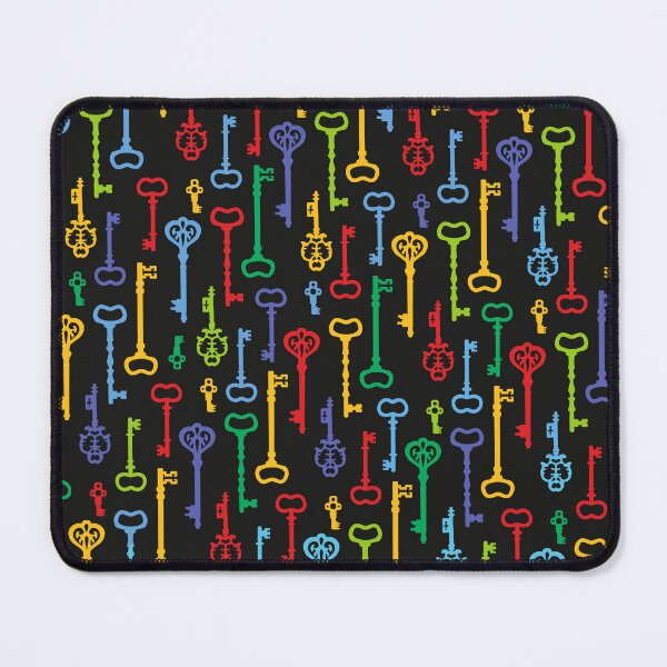 Item preview, Rainbow Keys Pattern designed and sold by XOOXOO.
