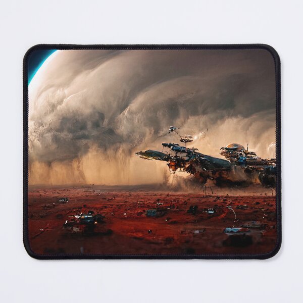 Item preview, Landing on a new planet designed and sold by AM FineArtPrints.