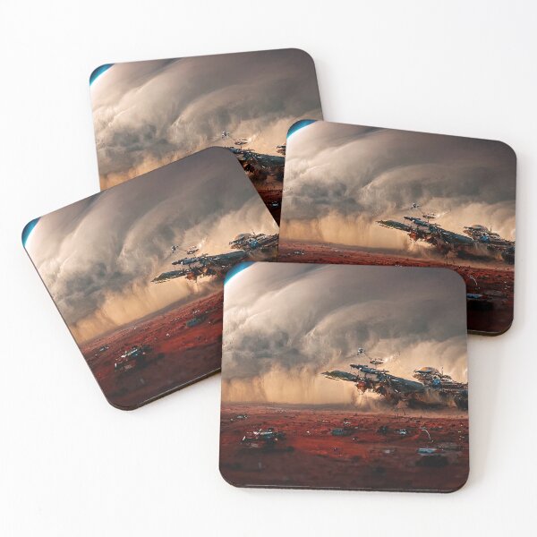 Item preview, Landing on a new planet designed and sold by AM FineArtPrints.