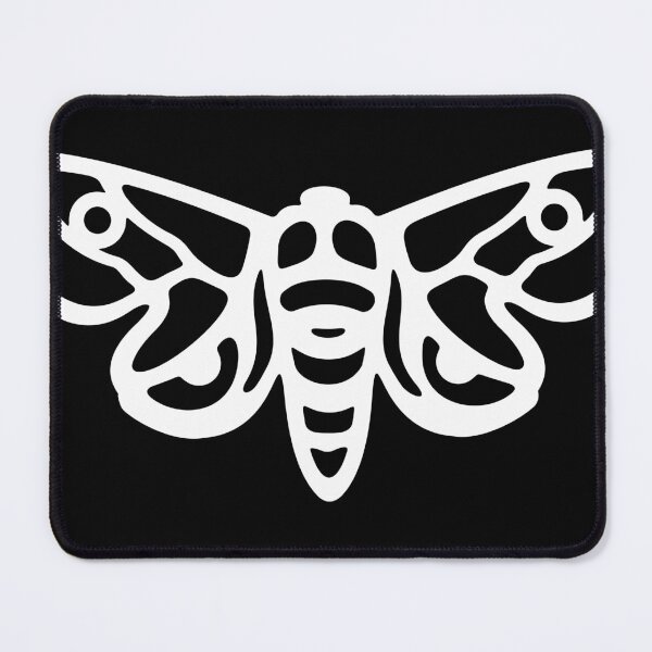 Item preview, White Moth Silhouette (openwork) designed and sold by XOOXOO.