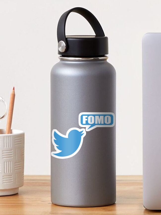 FOMO TWITTER Sticker by Montrepeneuer