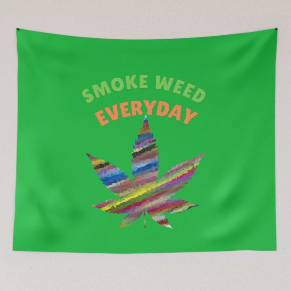 Item preview, Smoke Weed Everyday, Cannabis, Marijuana, Medical Marijuana, Pod Leaf 420 Weed designed and sold by BestDesignbySof.